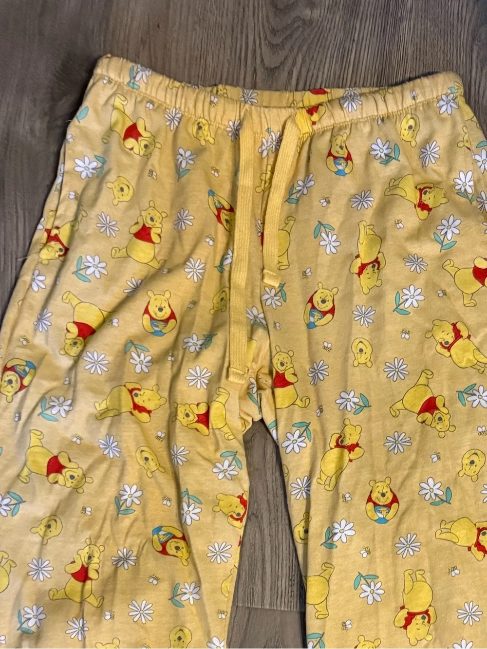 Kids Yellow Winnie the Pooh Pajama Pants - Soft Sleepwear